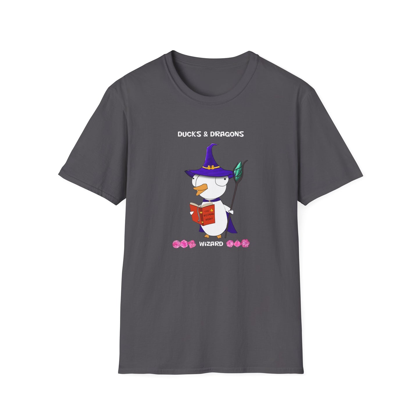 D&D Ducks And Dragons Wizard | Dippy Duck T shirt | Cute and Funny Unisex T shirt | Wizard Class Shirt | DnD Clothing