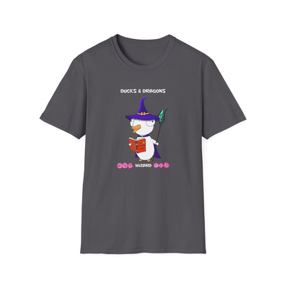 D&D Ducks And Dragons Wizard | Dippy Duck T shirt | Cute and Funny Unisex T shirt | Wizard Class Shirt | DnD Clothing