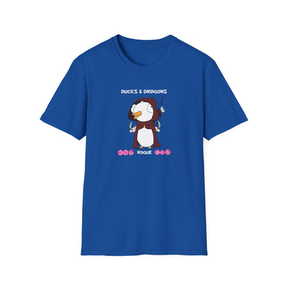 D&D Ducks And Dragons Rogue | Dippy Duck T shirt | Cute and Funny Unisex T shirt | Rogue Class Shirt | DnD Clothing