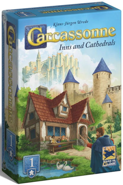 [Grade B] Carcassonne Expansion 1 - Inns and Cathedrals (2025 Redesign)