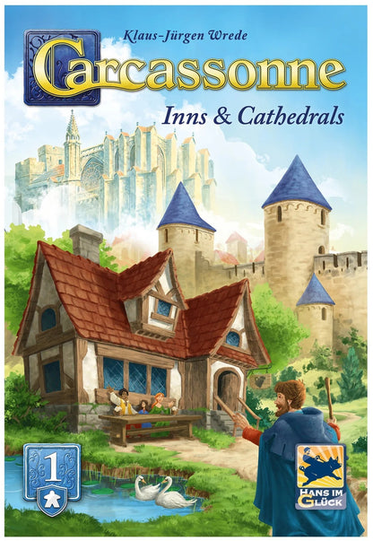 [Grade B] Carcassonne Expansion 1 - Inns and Cathedrals (2025 Redesign)