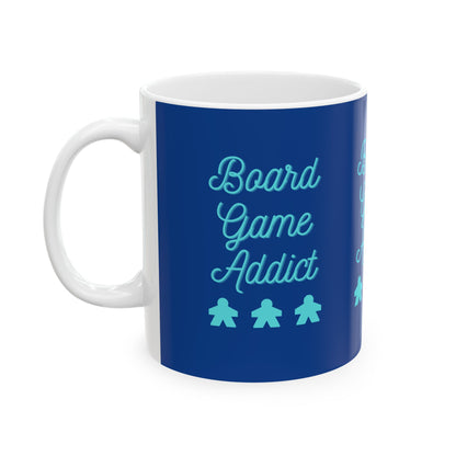 Board Games Addict  | Cute and Funny Ceramic Coffee Cup | Gaming Mug | 11oz/0.33 l