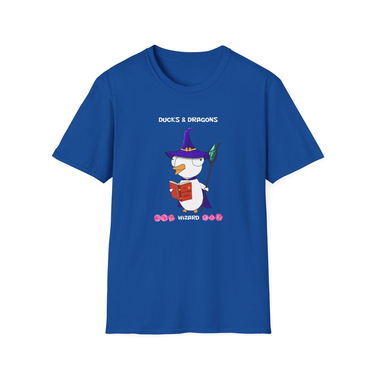 D&D Ducks And Dragons Wizard | Dippy Duck T shirt | Cute and Funny Unisex T shirt | Wizard Class Shirt | DnD Clothing