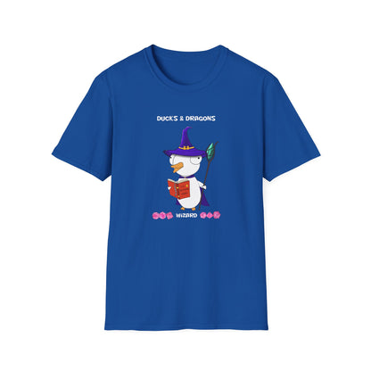 D&D Ducks And Dragons Wizard | Dippy Duck T shirt | Cute and Funny Unisex T shirt | Wizard Class Shirt | DnD Clothing