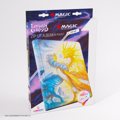 [Grade B] Gamegenic Magic The Gathering Lorwyn Eclipsed Zip-Up Album 18-Pocket - Celestial Reunion