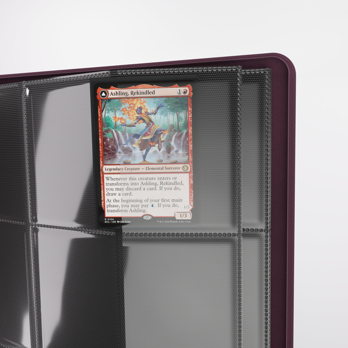 [Grade B] Gamegenic Magic The Gathering Lorwyn Eclipsed Zip-Up Album 18-Pocket - Celestial Reunion