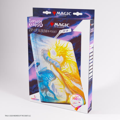 [Grade B] Gamegenic Magic The Gathering Lorwyn Eclipsed Zip-Up Album 18-Pocket - Celestial Reunion
