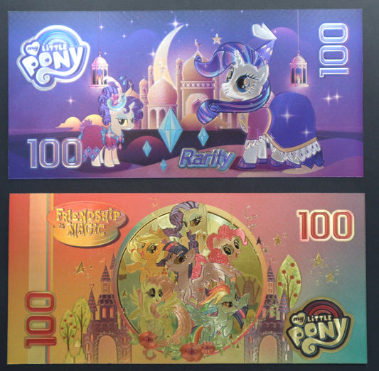 My Little Pony Collectible Golden Foil Banknote