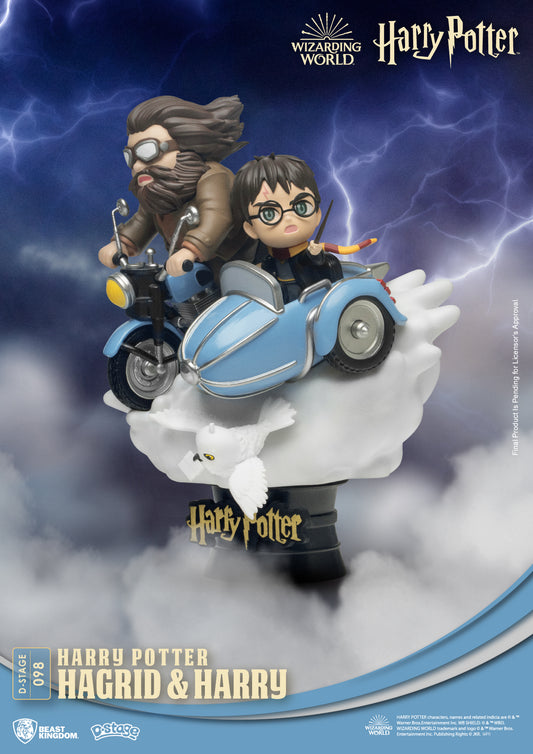 [Grade D] Beast Kingdom D Stage Harry Potter Hagrid and Harry Potter