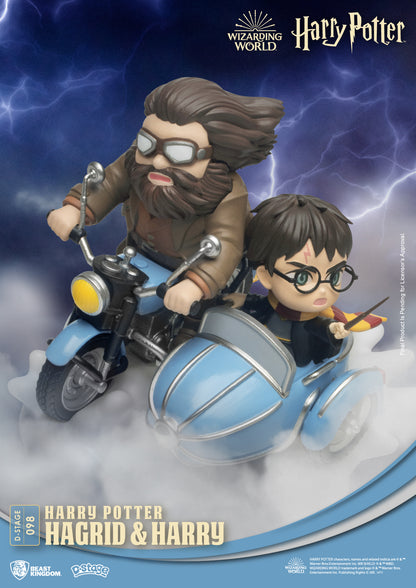 [Grade D] Beast Kingdom D Stage Harry Potter Hagrid and Harry Potter