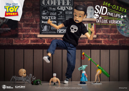 [Grade B] Beast Kingdom Dynamic Action Heroes Toy Story Sid Phillips Deluxe Version