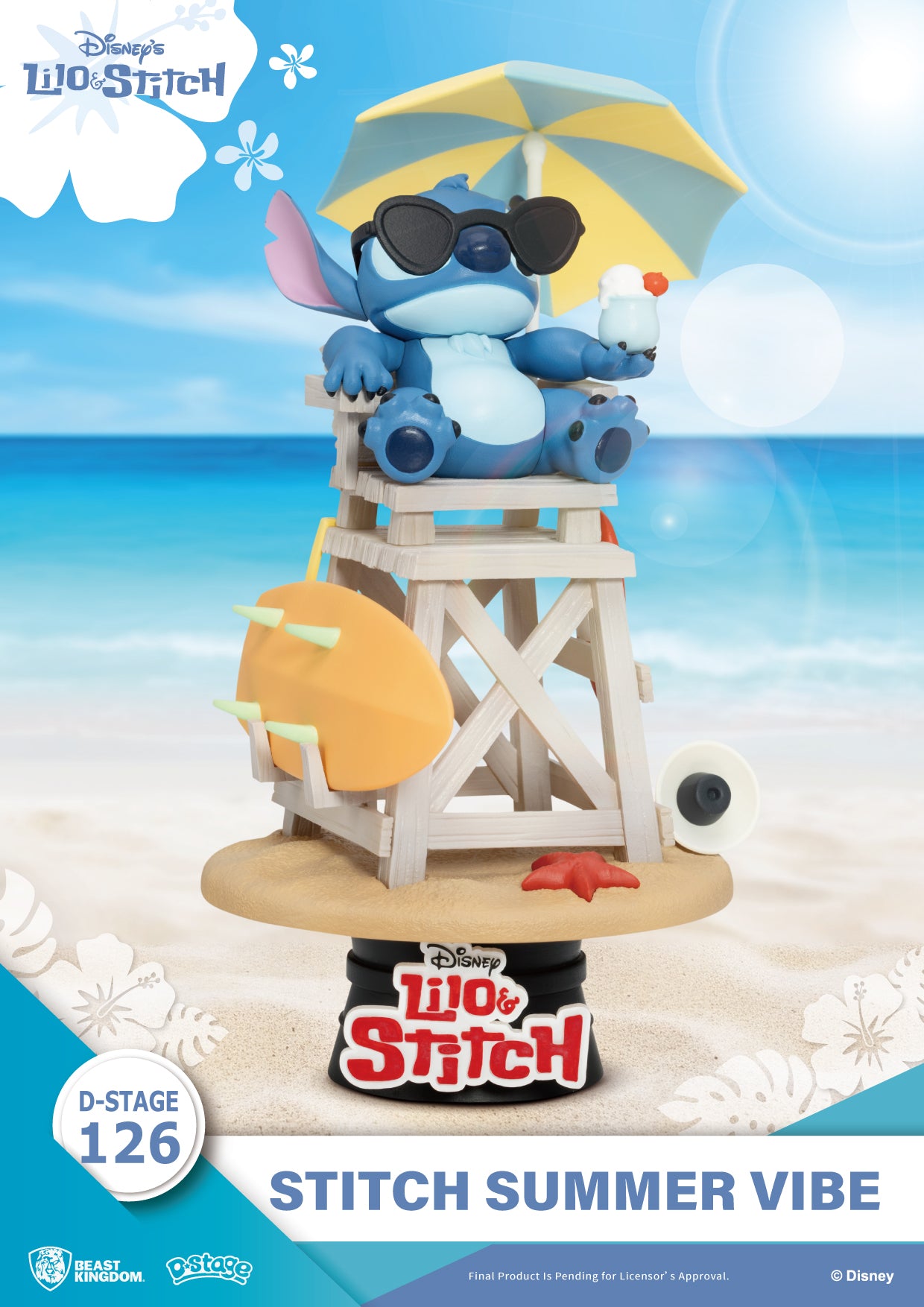 [Grade B] Beast Kingdom D Stage Lilo & Stitch Stitch Summer Vibe