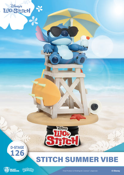 [Grade B] Beast Kingdom D Stage Lilo & Stitch Stitch Summer Vibe
