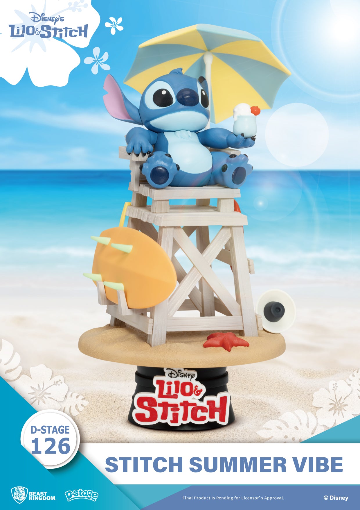 [Grade B] Beast Kingdom D Stage Lilo & Stitch Stitch Summer Vibe