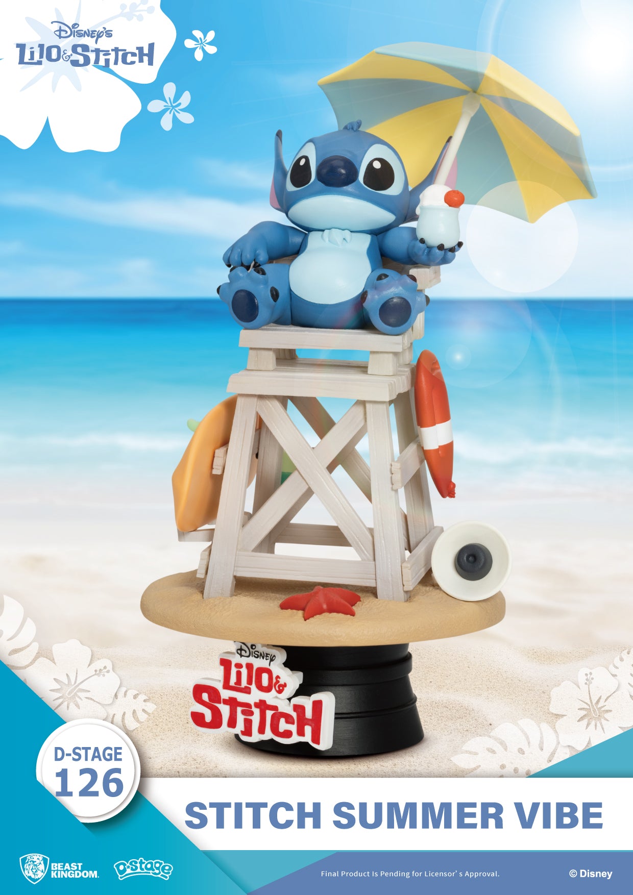 [Grade B] Beast Kingdom D Stage Lilo & Stitch Stitch Summer Vibe