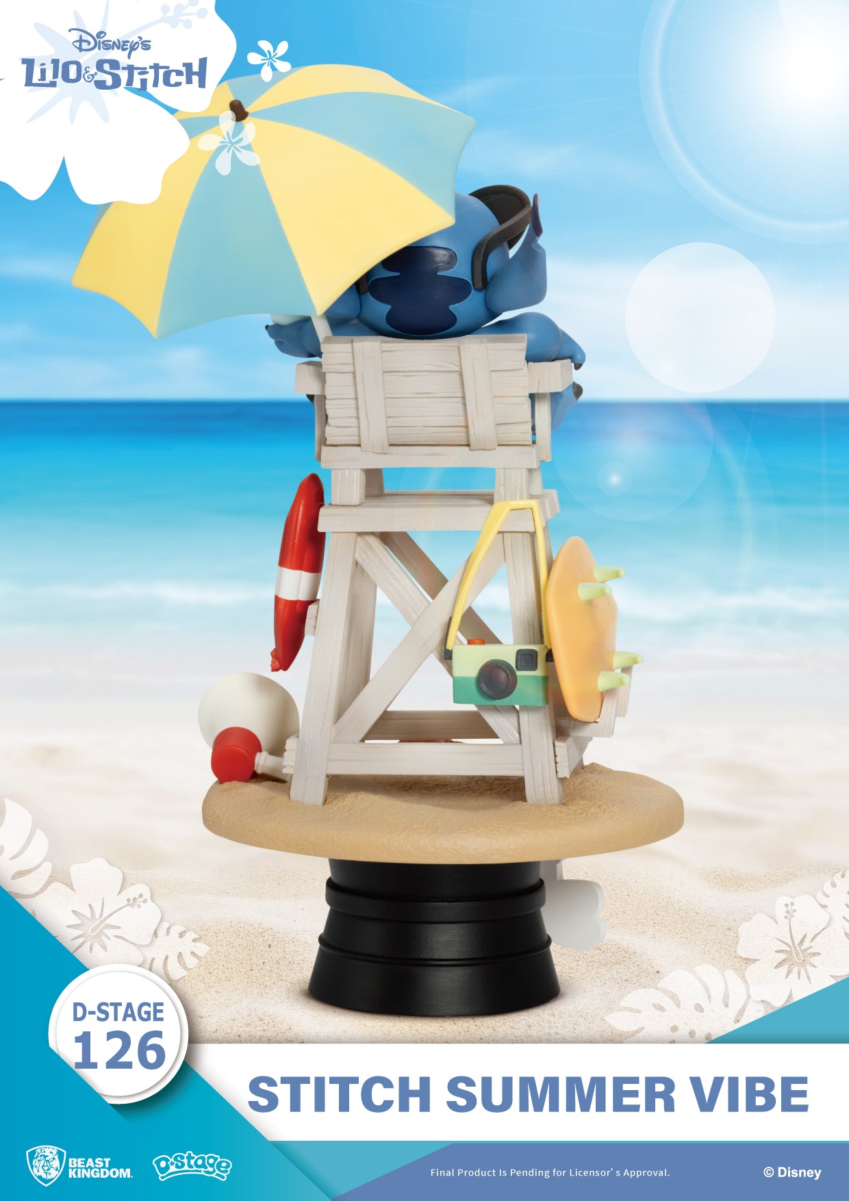 [Grade B] Beast Kingdom D Stage Lilo & Stitch Stitch Summer Vibe