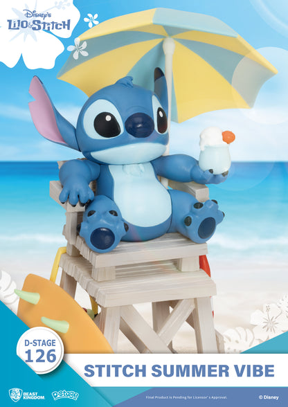 [Grade B] Beast Kingdom D Stage Lilo & Stitch Stitch Summer Vibe