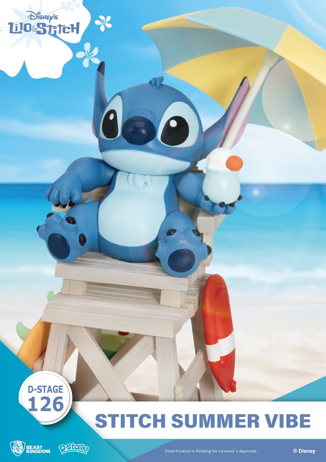 [Grade B] Beast Kingdom D Stage Lilo & Stitch Stitch Summer Vibe