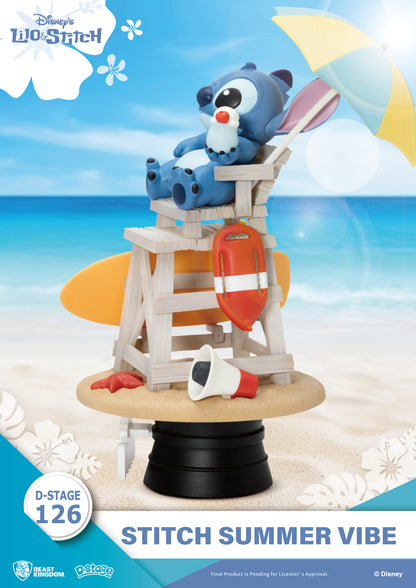 [Grade B] Beast Kingdom D Stage Lilo & Stitch Stitch Summer Vibe