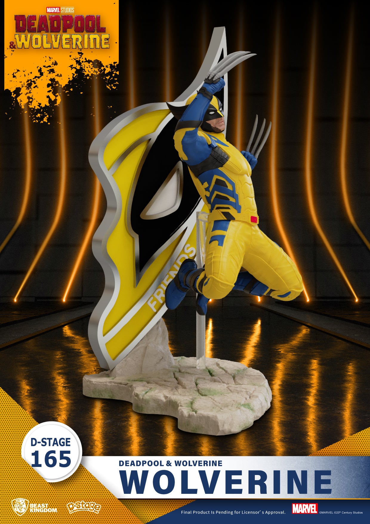 [Grade B] Beast Kingdom D Stage Deadpool & Wolverine Wolverine
