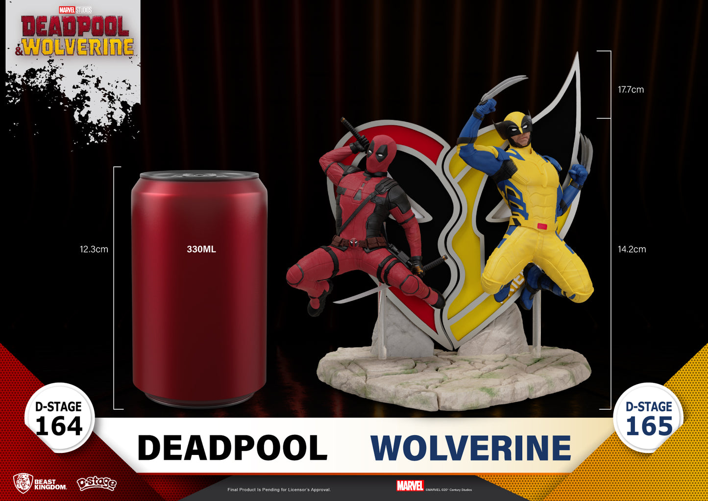 [Grade B] Beast Kingdom D Stage Deadpool & Wolverine Wolverine