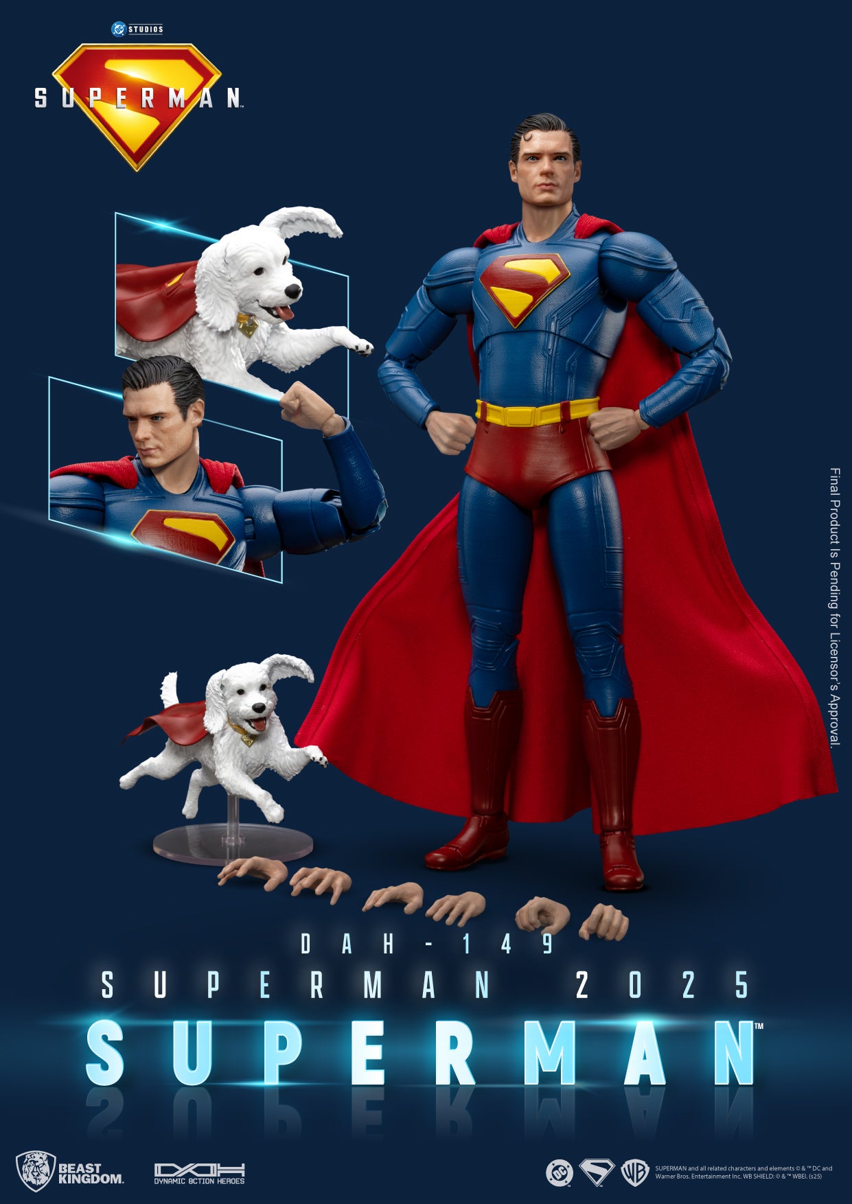 [Grade B] Beast Kingdom Dynamic Action Heroes Superman 2025 Superman