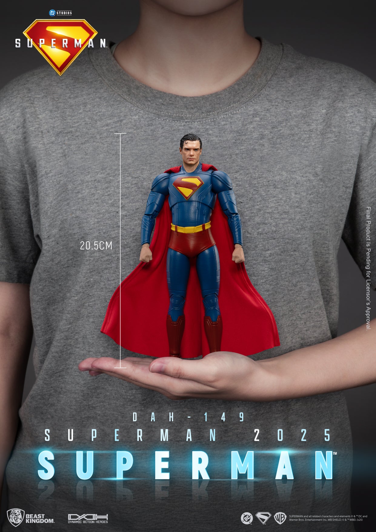 [Grade B] Beast Kingdom Dynamic Action Heroes Superman 2025 Superman