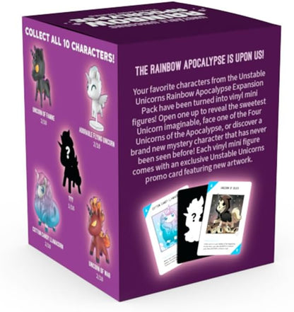 [Grade A] Unstable Unicorns Rainbow Apocalypse Vinyl Mini Series Blind Box Figure & Card