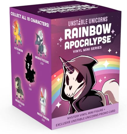[Grade A] Unstable Unicorns Rainbow Apocalypse Vinyl Mini Series Blind Box Figure & Card