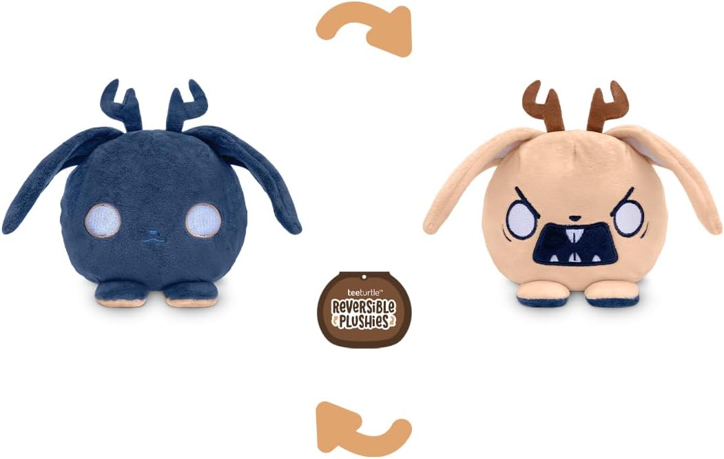[Grade A] Twisted Cryptids 4" Reversible Cryptid Plushie: Jackalope