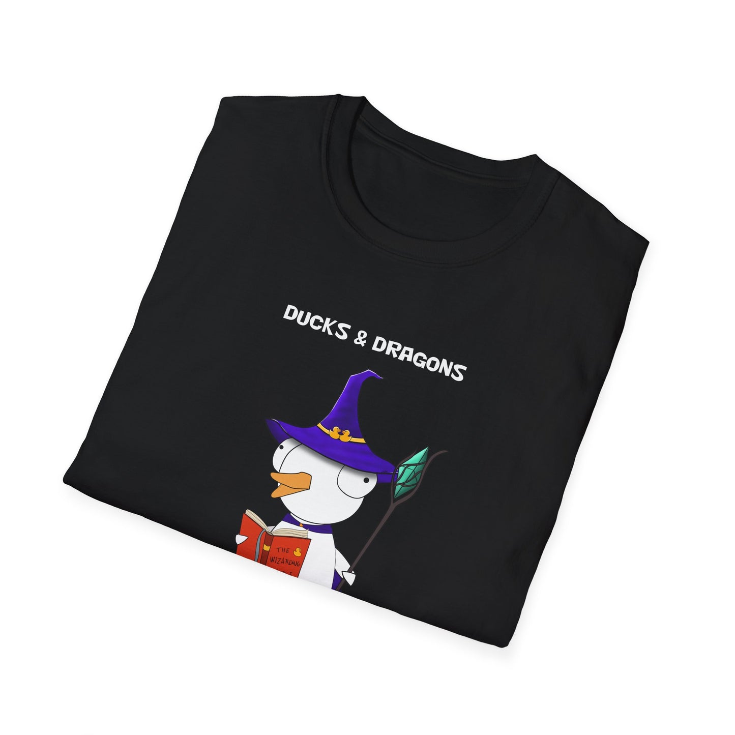 D&D Ducks And Dragons Wizard | Dippy Duck T shirt | Cute and Funny Unisex T shirt | Wizard Class Shirt | DnD Clothing