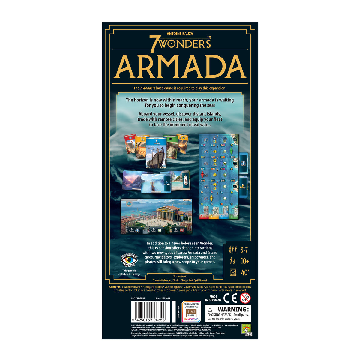 [Grade C] 7 Wonders - Armada Expansion (New Edition)