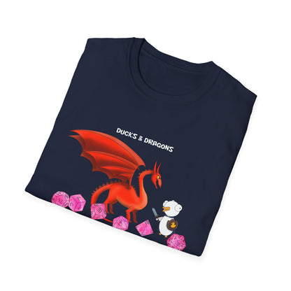 D&D Ducks And Dragons | Dippy Duck T shirt | Cute and Funny Unisex T shirt | Dungeon Master Shirt | DnD Clothing