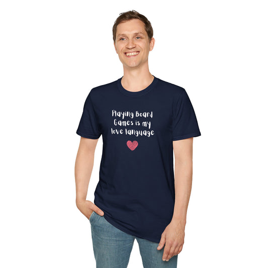 Playing Board Games is My Love Language | Funny Gaming T shirt | Cute and Funny Unisex Clothing | Gamers T shirt