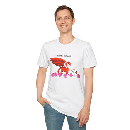 D&D Ducks And Dragons | Dippy Duck T shirt | Cute and Funny Unisex T shirt | Dungeon Master Shirt | DnD Clothing