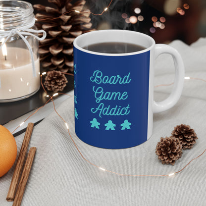 Board Games Addict  | Cute and Funny Ceramic Coffee Cup | Gaming Mug | 11oz/0.33 l