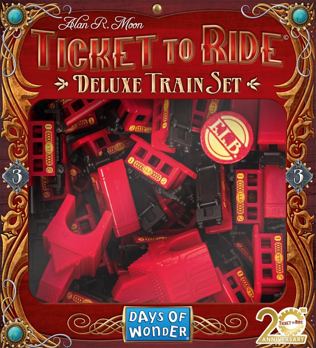 [Grade A] Ticket to Ride - Deluxe Train Sets 3 Red