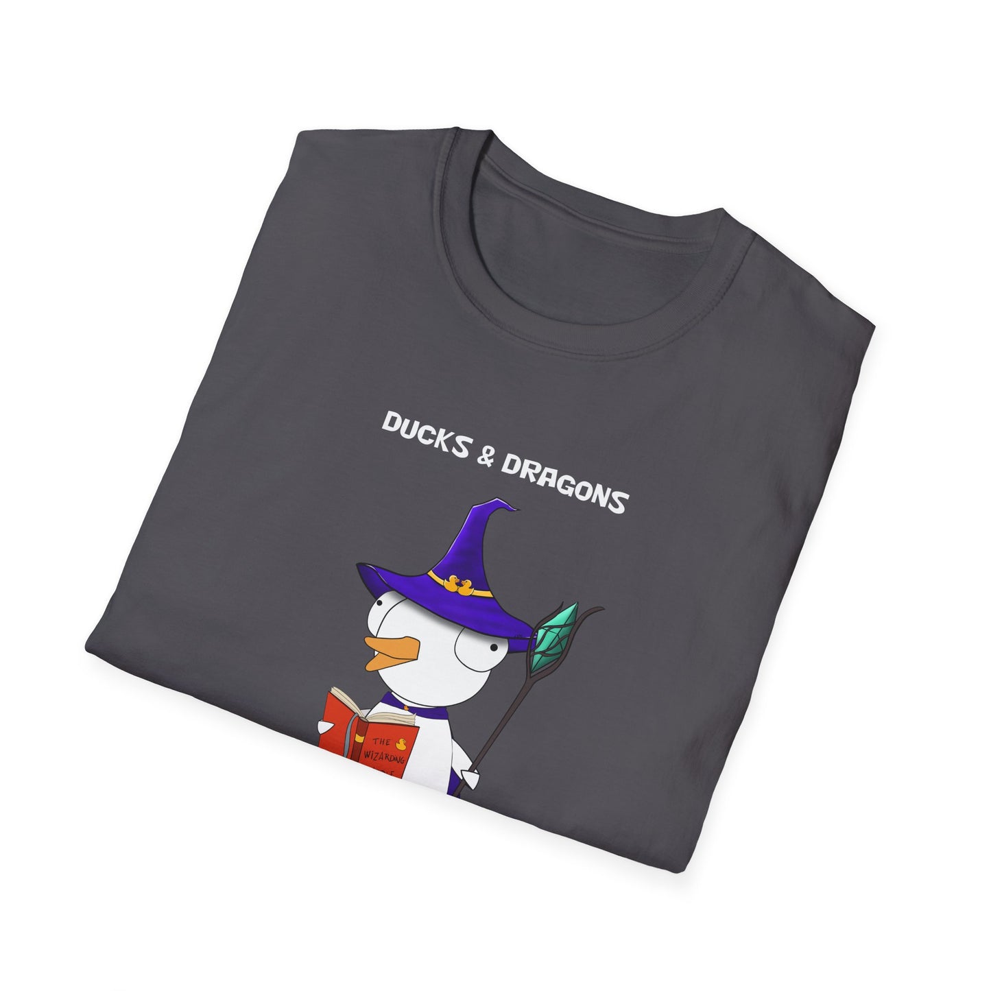 D&D Ducks And Dragons Wizard | Dippy Duck T shirt | Cute and Funny Unisex T shirt | Wizard Class Shirt | DnD Clothing