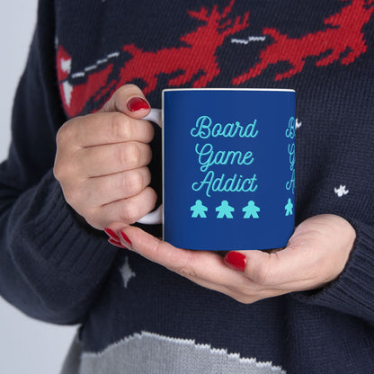 Board Games Addict  | Cute and Funny Ceramic Coffee Cup | Gaming Mug | 11oz/0.33 l