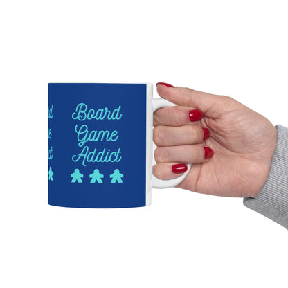 Board Games Addict  | Cute and Funny Ceramic Coffee Cup | Gaming Mug | 11oz/0.33 l