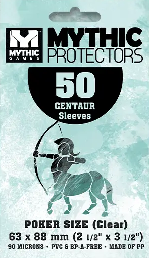 [Grade A] Mythic Games Card Sleeves Centaur Sleeves - Poker Size (50)