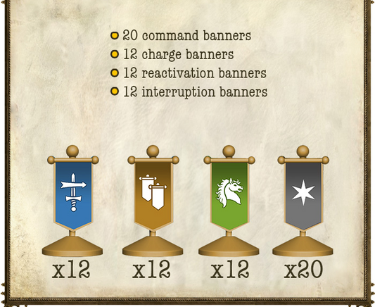 Time of Legends Joan of Arc Dark Brown Plunder Banners