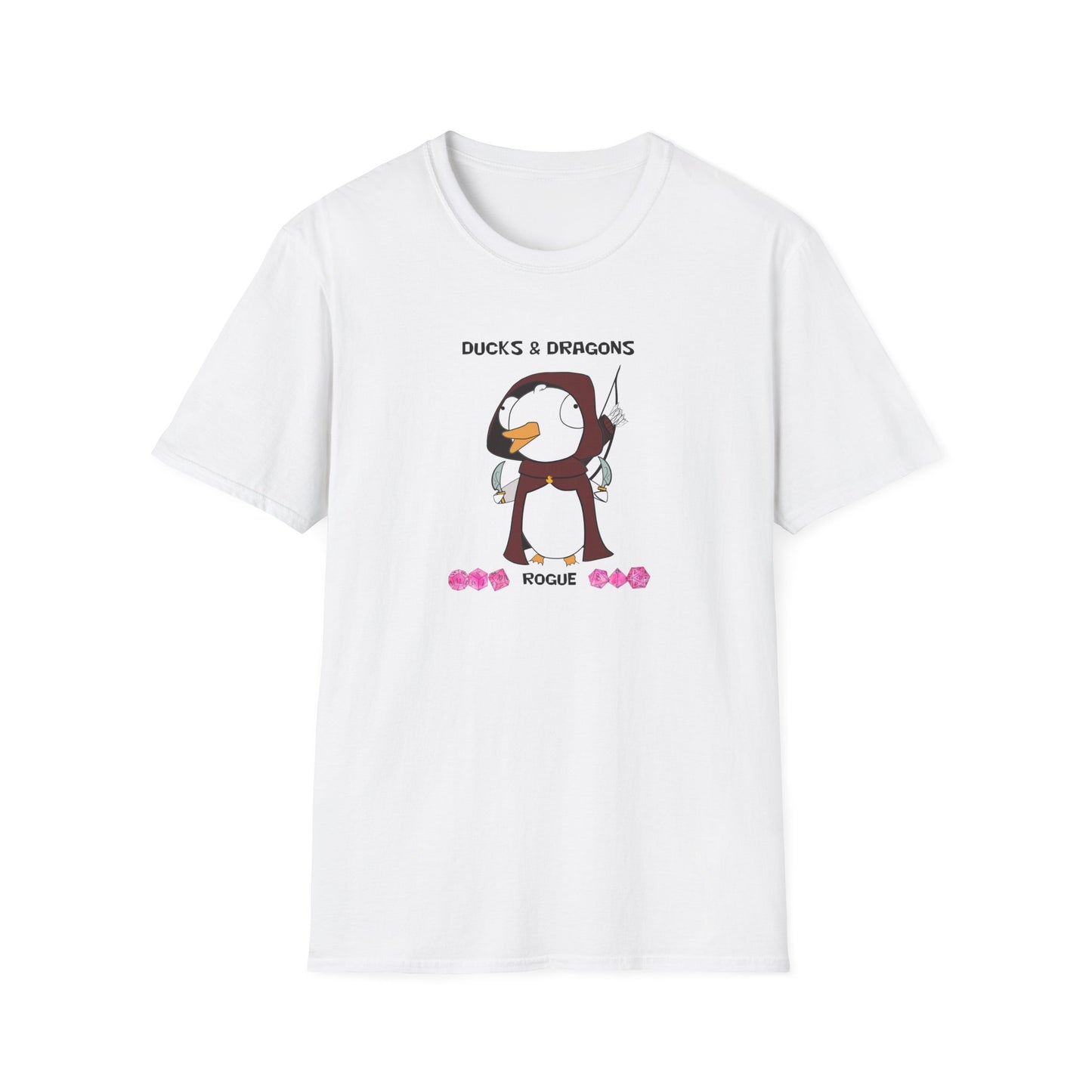 D&D Ducks And Dragons Rogue | Dippy Duck T shirt | Cute and Funny Unisex T shirt | Rogue Class Shirt | DnD Clothing