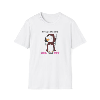 D&D Ducks And Dragons Rogue | Dippy Duck T shirt | Cute and Funny Unisex T shirt | Rogue Class Shirt | DnD Clothing