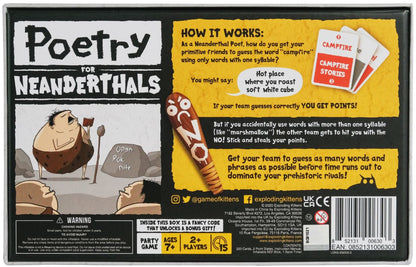 [Grade B] Poetry For Neanderthals (By Exploding Kittens)