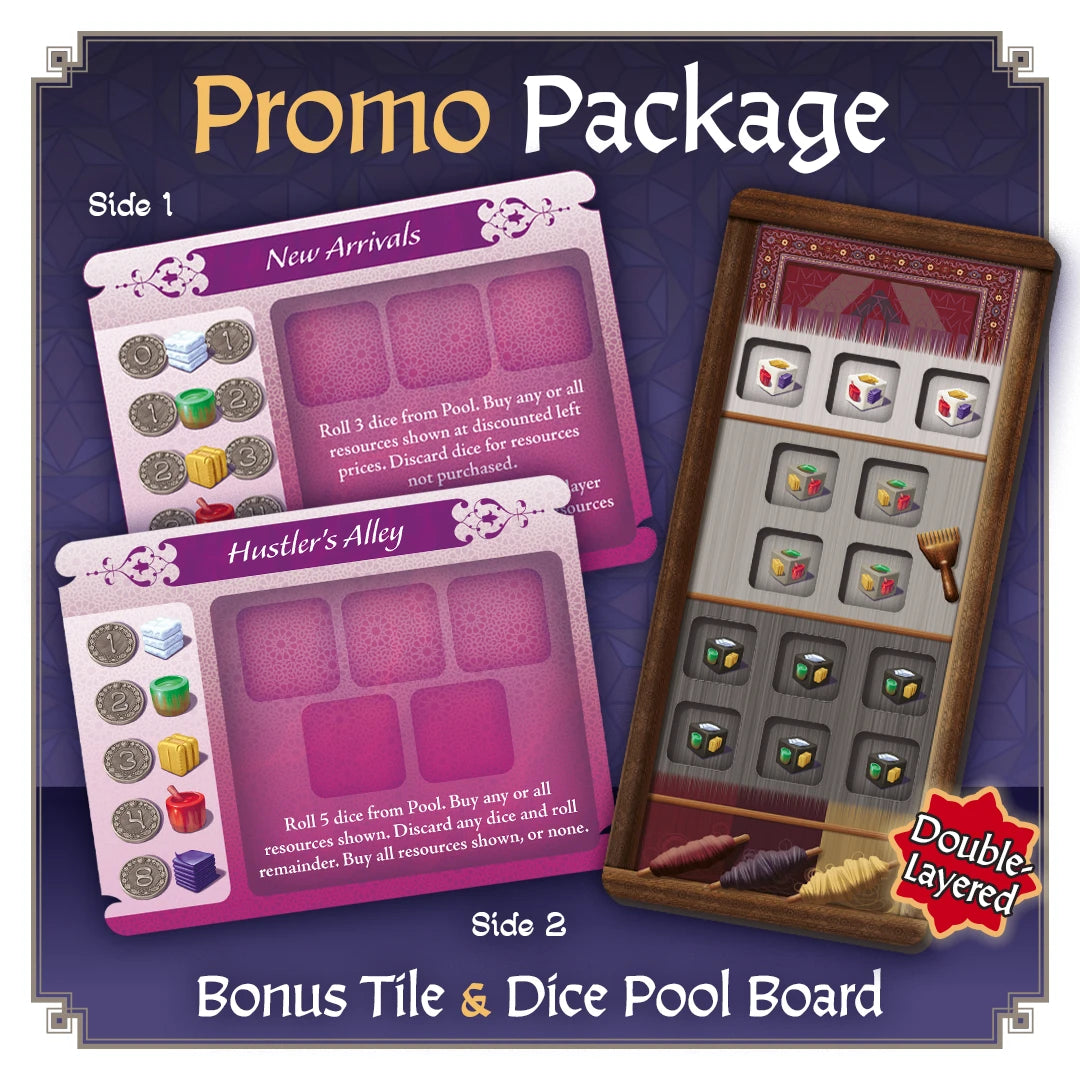 [Grade A] Tabriz Promo Punchboard (Bonus Tile & Dice Pool Board)
