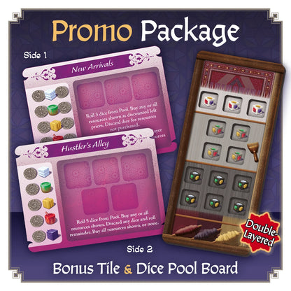 [Grade A] Tabriz Promo Punchboard (Bonus Tile & Dice Pool Board)