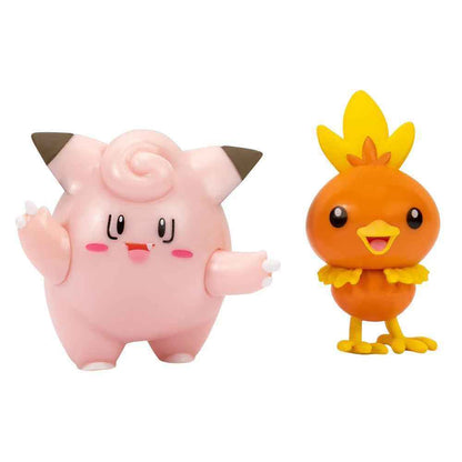 [Grade D] Pokemon Battle Figure Pack Torchic + Clerairy