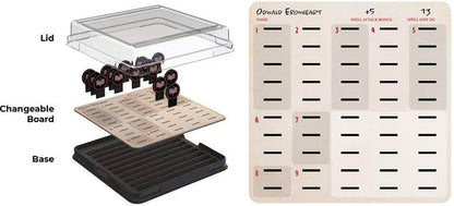 [Grade A] RPG Spell Slots Holder and Boards