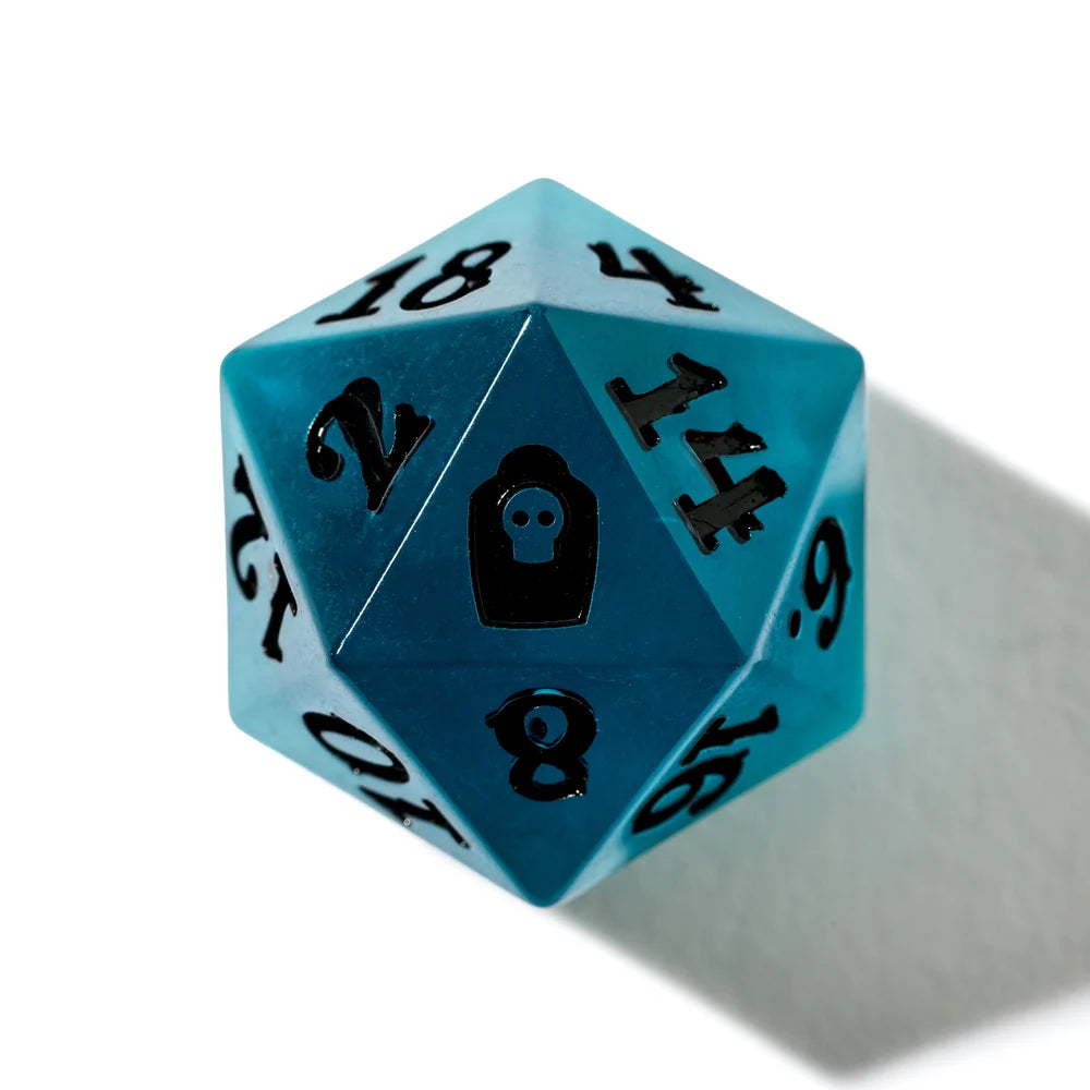 [Grade A] Crooked Moon Graveyard Resin Dice Set